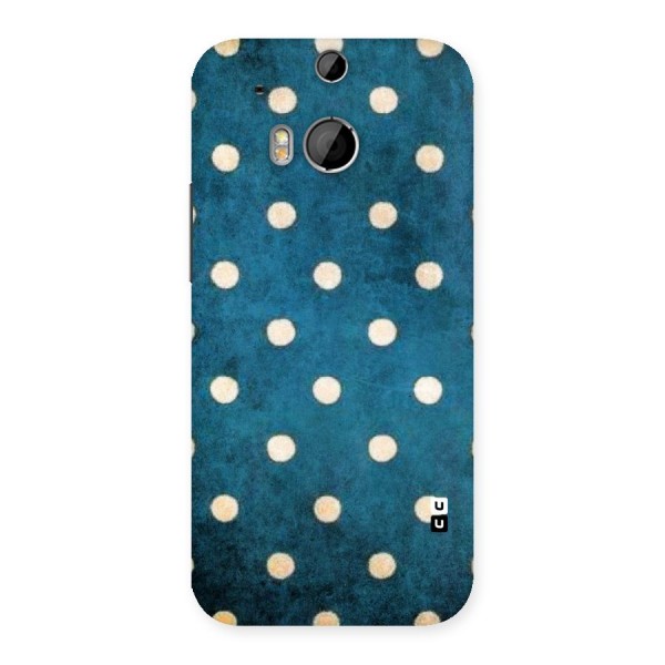 Classic Blue Polka Back Case for HTC One M8