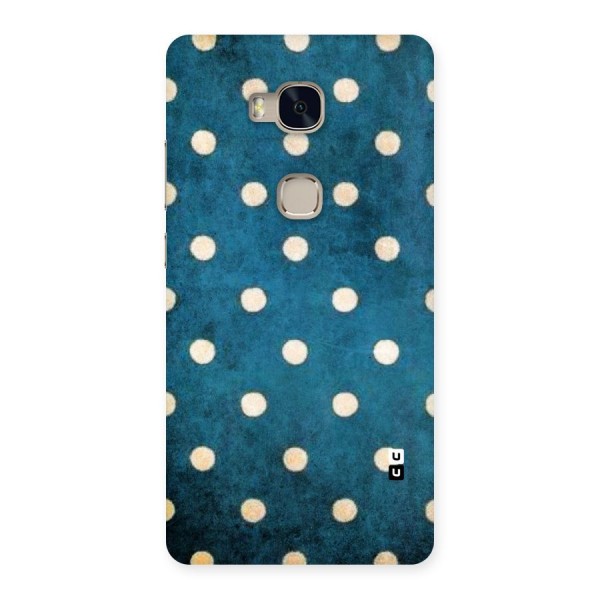 Classic Blue Polka Back Case for Huawei Honor 5X