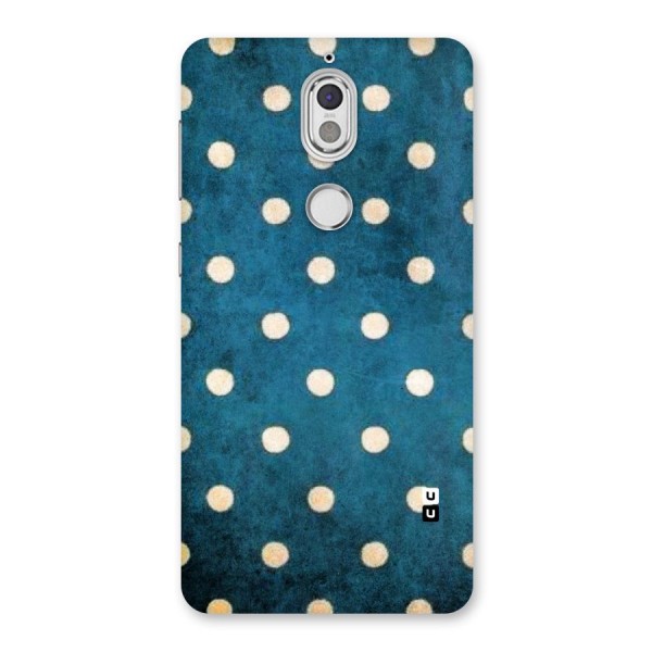 Classic Blue Polka Back Case for Nokia 7