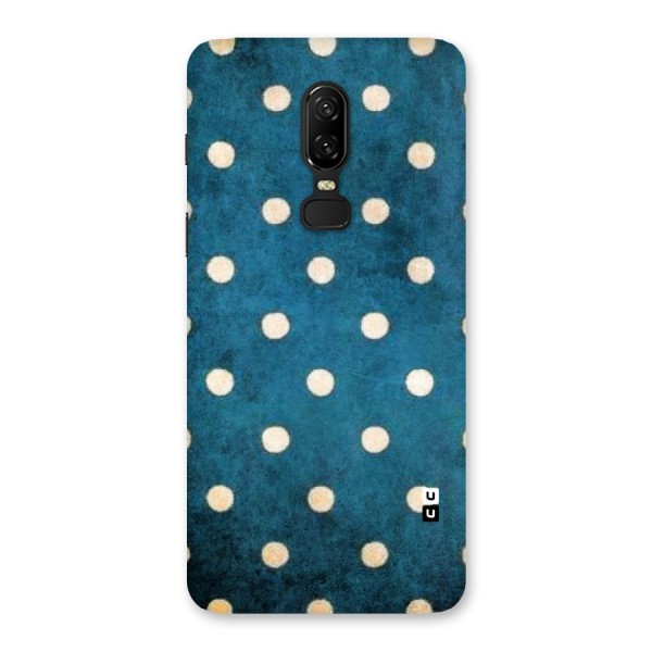 Classic Blue Polka Back Case for OnePlus 6
