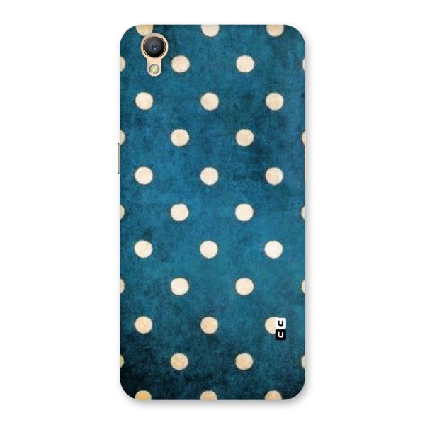 Classic Blue Polka Back Case for Oppo A37