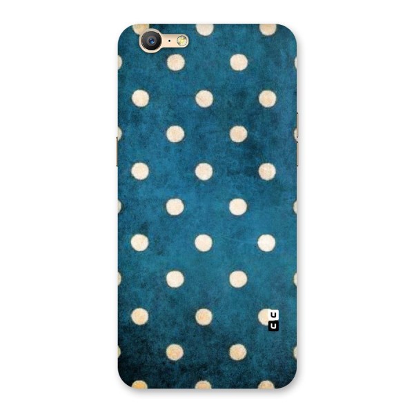 Classic Blue Polka Back Case for Oppo A57