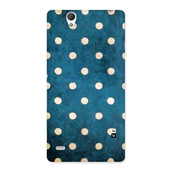 Classic Blue Polka Back Case for Sony Xperia C4