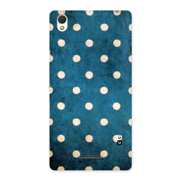 Classic Blue Polka Back Case for Sony Xperia T3