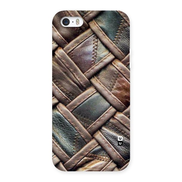 Classic Leather Belt Design Back Case for iPhone 5 5S