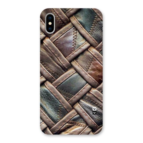 Classic Leather Belt Design Back Case for iPhone X
