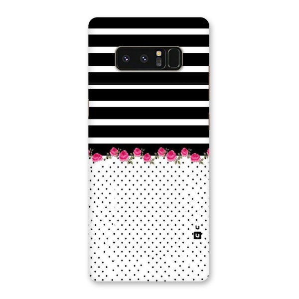 Classic Polka Stripes Back Case for Galaxy Note 8