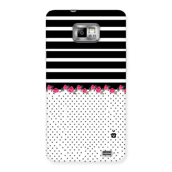 Classic Polka Stripes Back Case for Galaxy S2