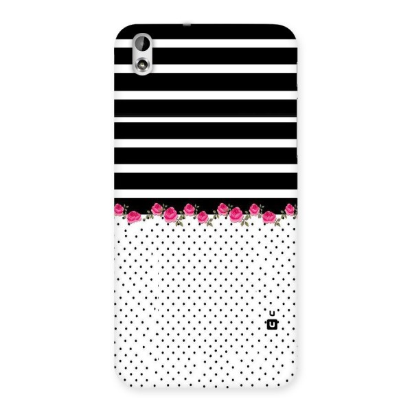 Classic Polka Stripes Back Case for HTC Desire 816g