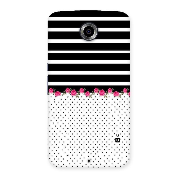 Classic Polka Stripes Back Case for Nexsus 6