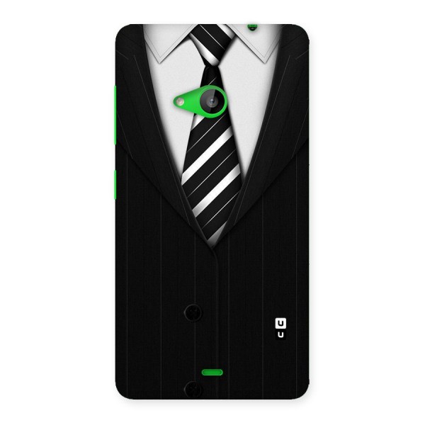 Classic Ready Suit Back Case for Lumia 535