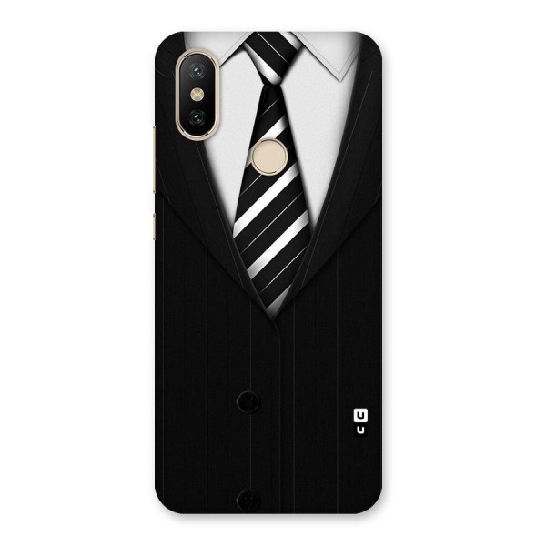 Classic Ready Suit Back Case for Mi A2