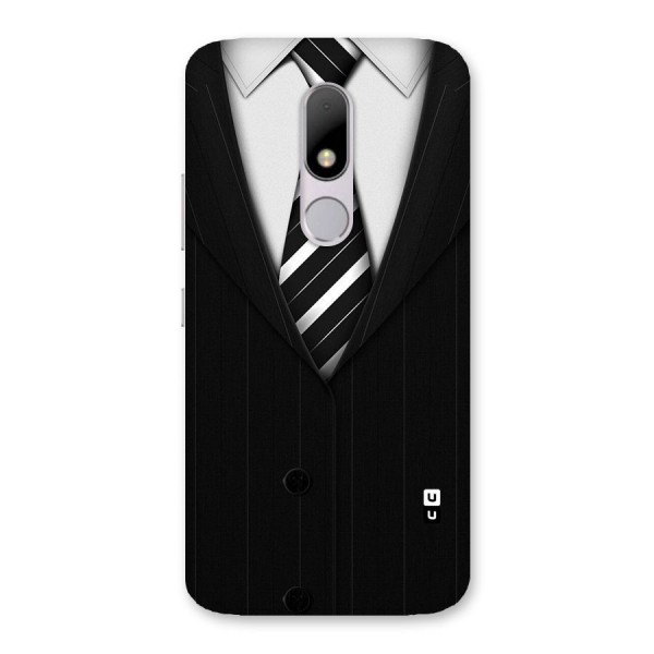 Classic Ready Suit Back Case for Moto M