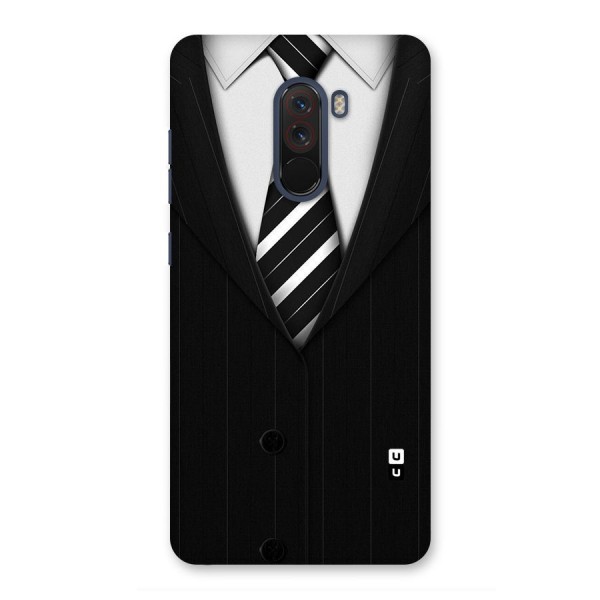 Classic Ready Suit Back Case for Poco F1