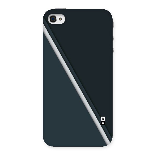 Classic Single Stripe Back Case for iPhone 4 4s