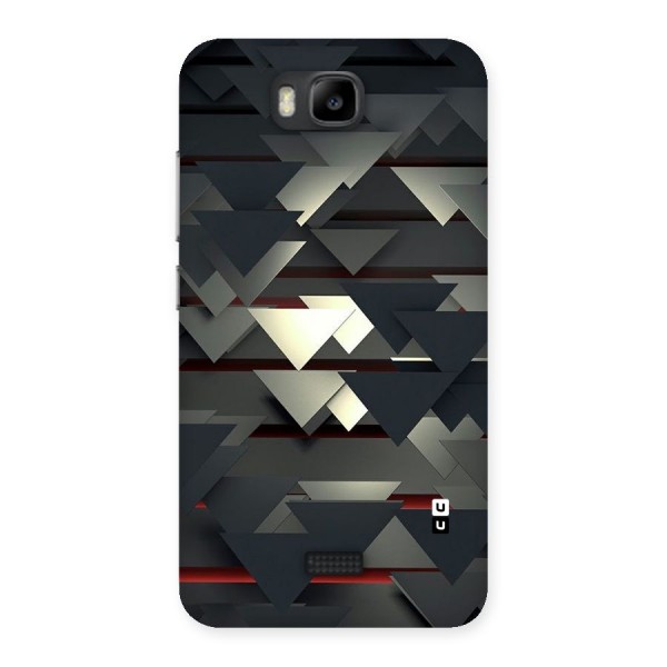 Classic Triangles Design Back Case for Honor Bee