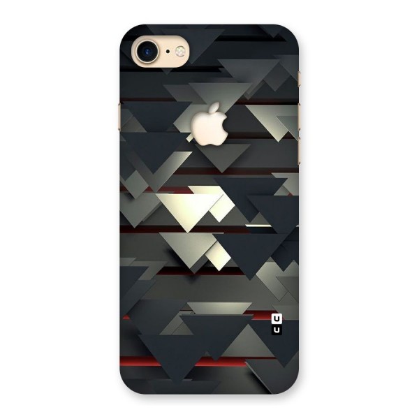 Classic Triangles Design Back Case for iPhone 7 Apple Cut