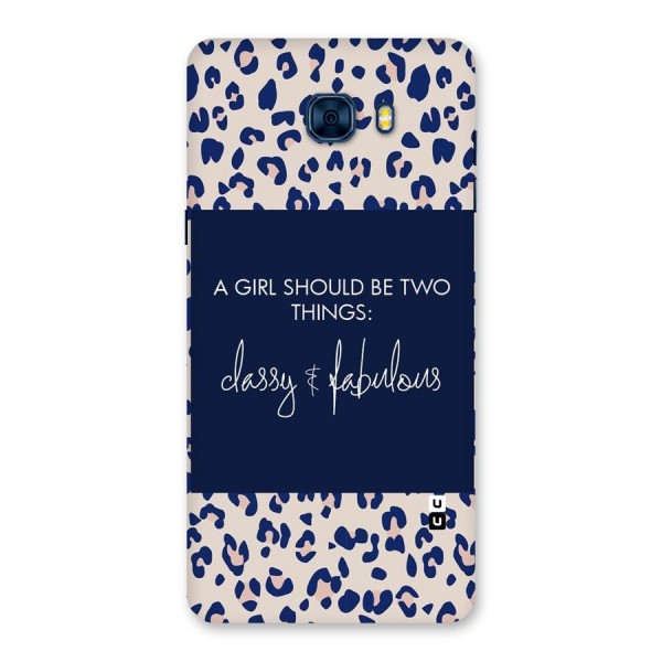 Classy and Fabulous Back Case for Galaxy C7 Pro