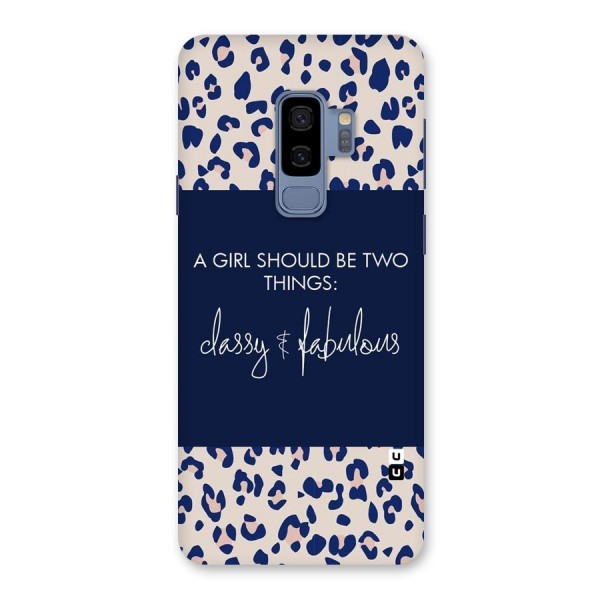 Classy and Fabulous Back Case for Galaxy S9 Plus