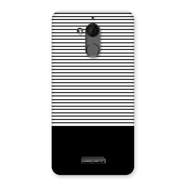Classy Black Stripes Back Case for Coolpad Note 5
