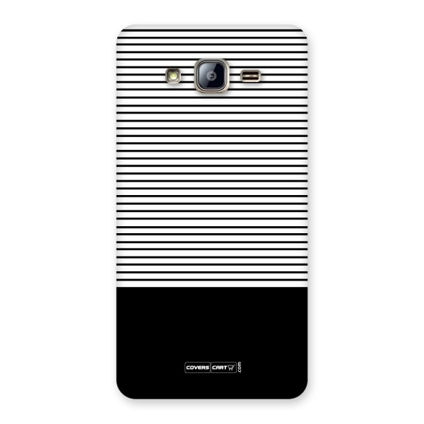 Classy Black Stripes Back Case for Galaxy On5