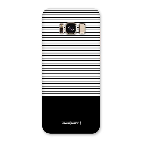 Classy Black Stripes Back Case for Galaxy S8