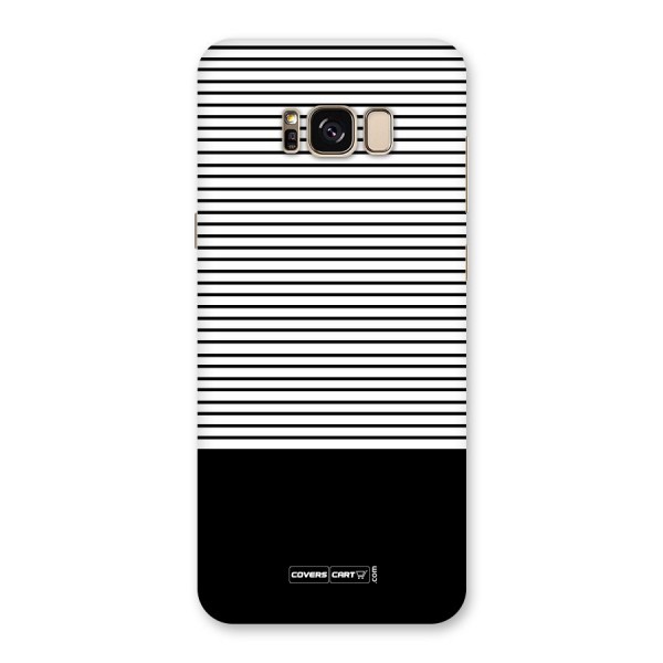 Classy Black Stripes Back Case for Galaxy S8 Plus