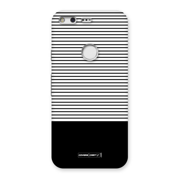 Classy Black Stripes Back Case for Google Pixel