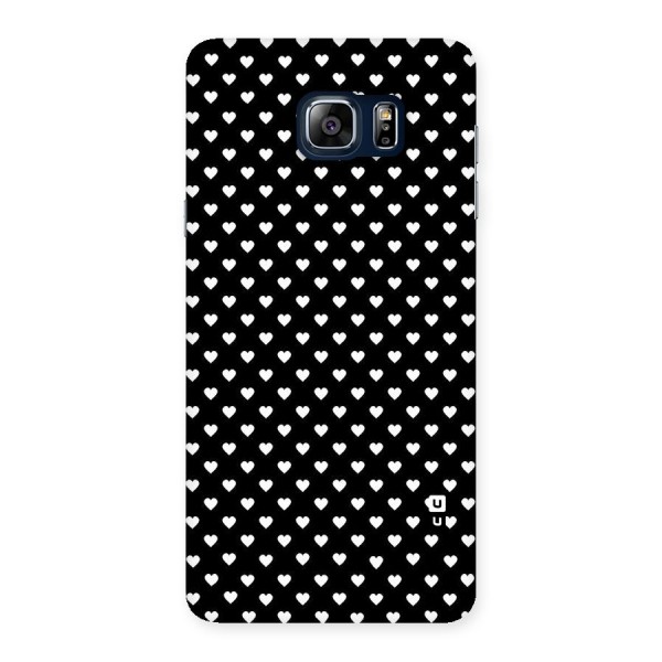 Classy Hearty Polka Back Case for Galaxy Note 5