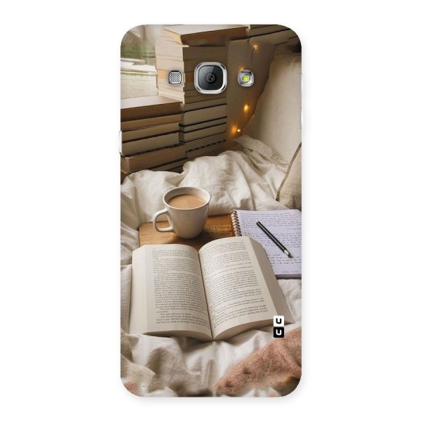 Coffee And Books Back Case for Galaxy A8