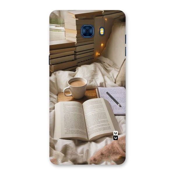 Coffee And Books Back Case for Galaxy C7 Pro