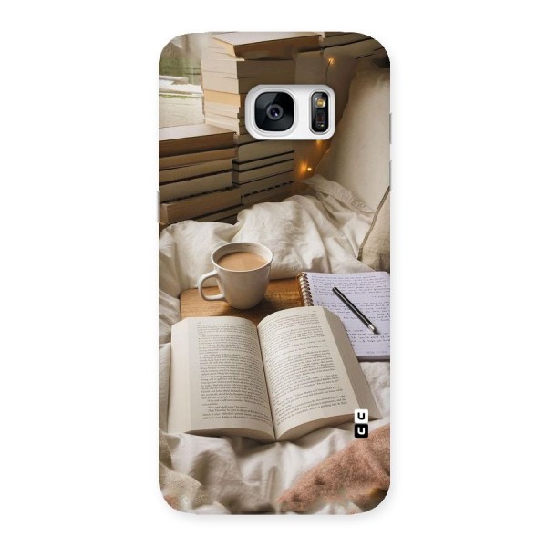 Coffee And Books Back Case for Galaxy S7 Edge