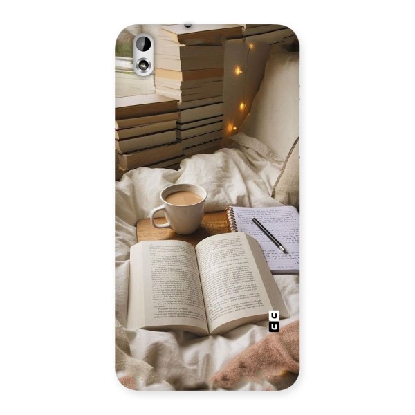 Coffee And Books Back Case for HTC Desire 816g
