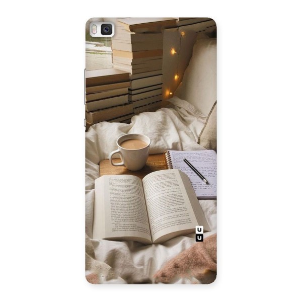 Coffee And Books Back Case for Huawei P8