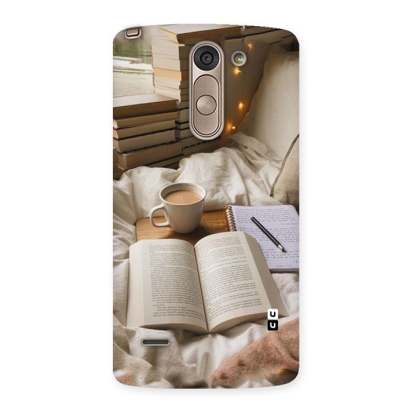 Coffee And Books Back Case for LG G3 Stylus