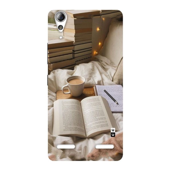 Coffee And Books Back Case for Lenovo A6000