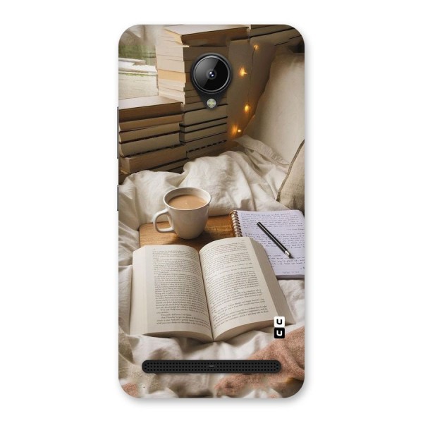 Coffee And Books Back Case for Lenovo C2
