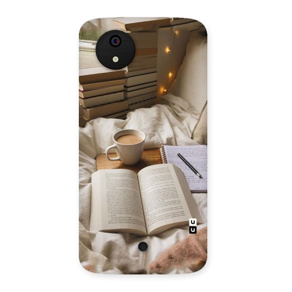 Coffee And Books Back Case for Micromax Canvas A1