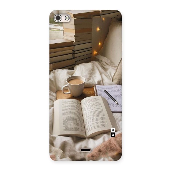 Coffee And Books Back Case for Micromax Canvas Silver 5