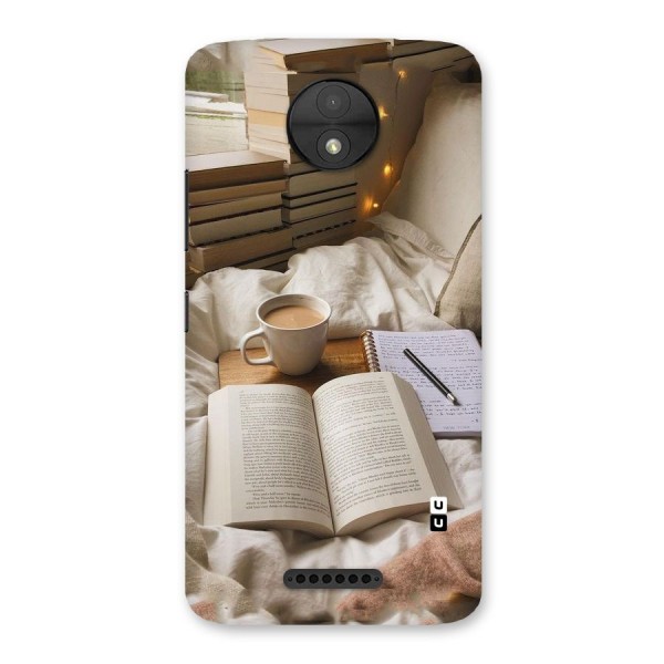 Coffee And Books Back Case for Moto C