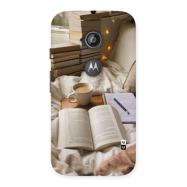 Coffee And Books Back Case for Moto E 2nd Gen