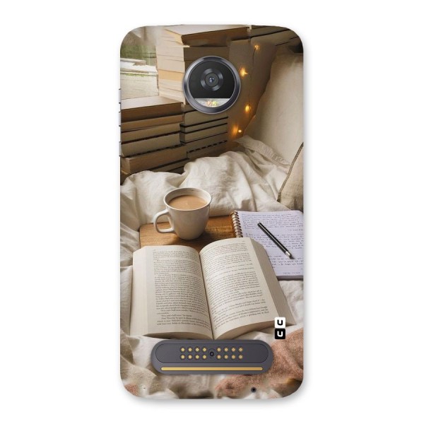 Coffee And Books Back Case for Moto Z2 Play