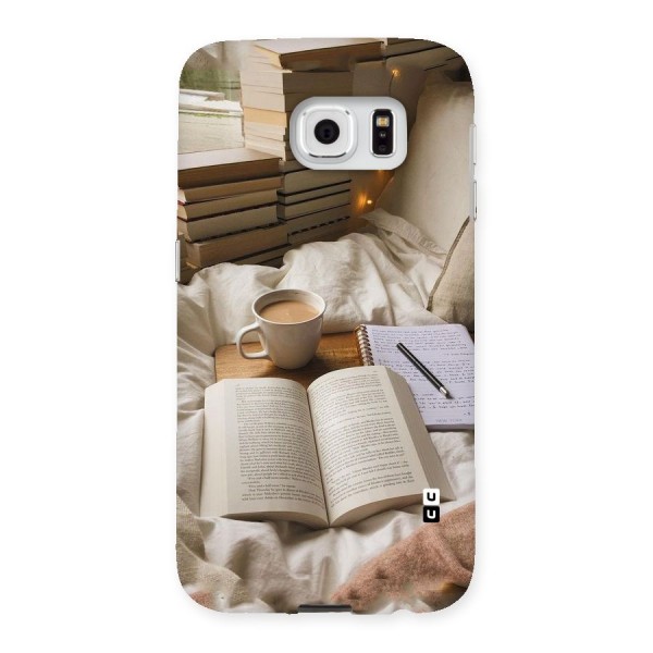 Coffee And Books Back Case for Samsung Galaxy S6