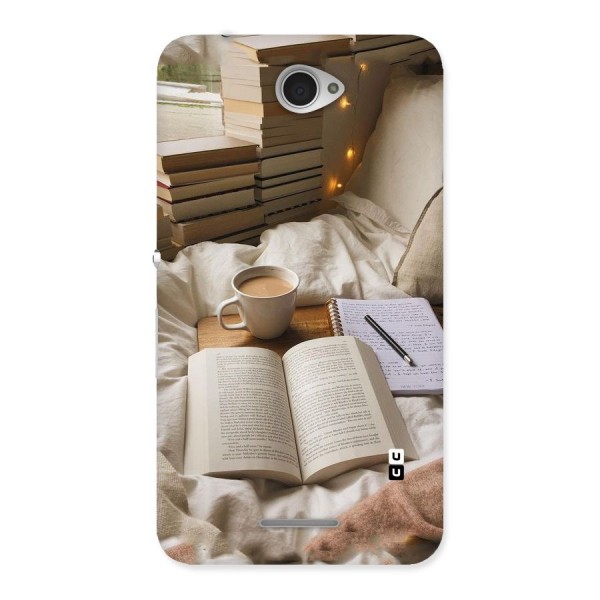 Coffee And Books Back Case for Sony Xperia E4