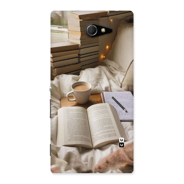 Coffee And Books Back Case for Sony Xperia M2
