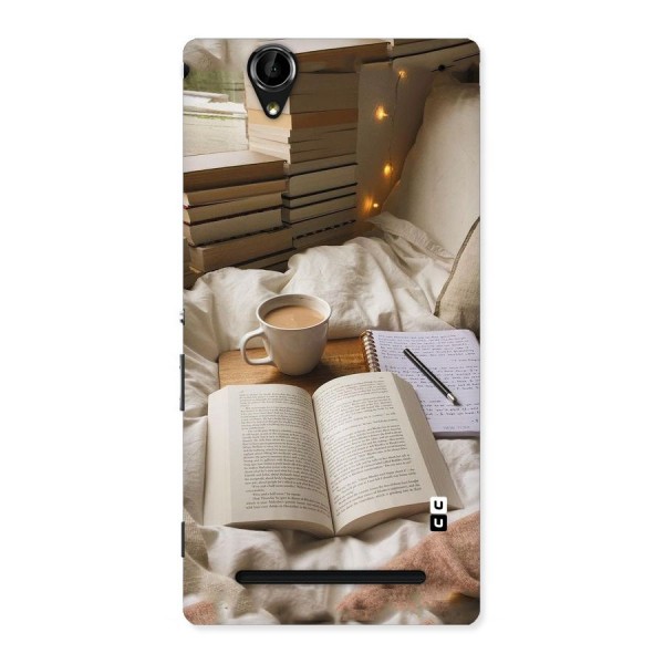 Coffee And Books Back Case for Sony Xperia T2