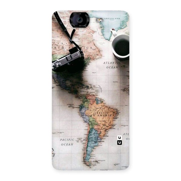 Coffee And Travel Back Case for Canvas Knight A350