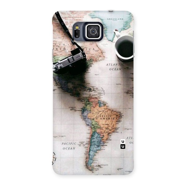 Coffee And Travel Back Case for Galaxy Alpha