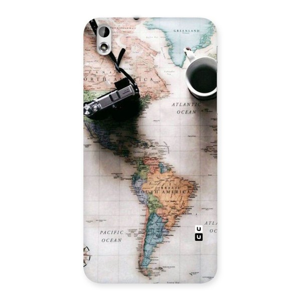 Coffee And Travel Back Case for HTC Desire 816g