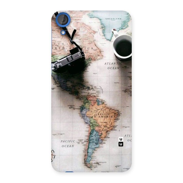 Coffee And Travel Back Case for HTC Desire 820
